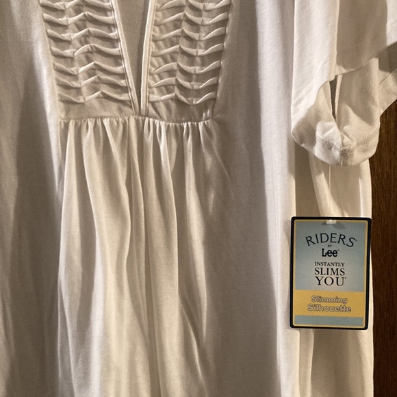 Rider’s by Lee white short sleeve tee NWT - Picture 3 of 6